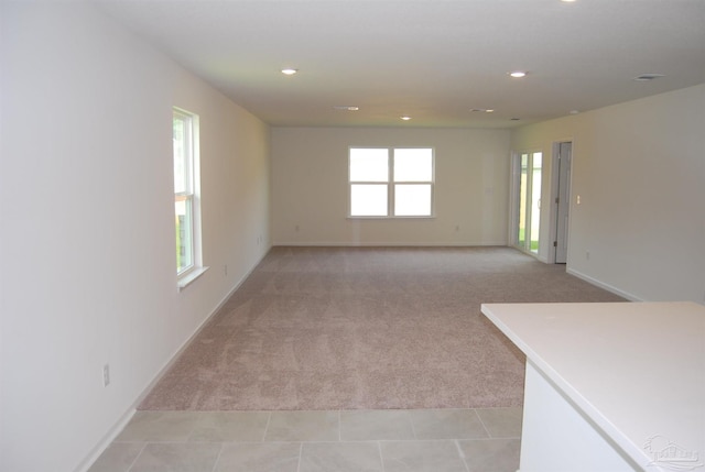 4746 Majestic Palm St, Pace, FL 32571 - spare room featuring light carpet and recessed lighting