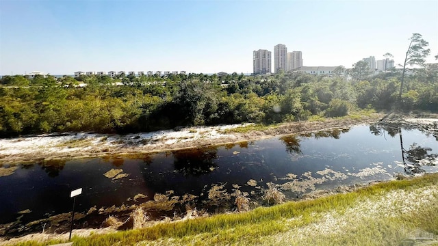 14379 Cordgrass Ln, Pensacola, FL 32507 - view of water feature with a city view