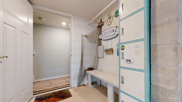 view of mudroom