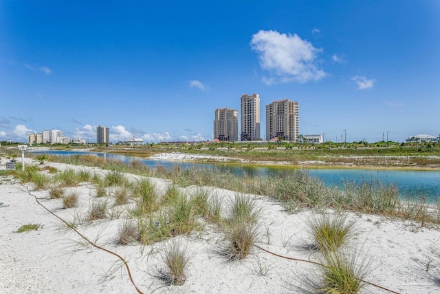 property view of water