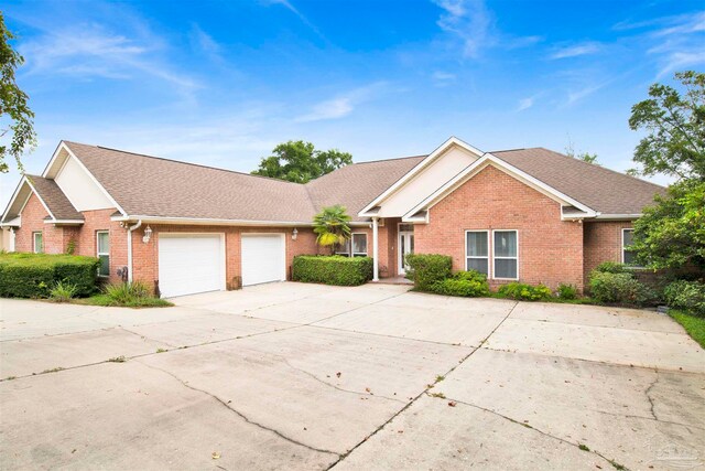 ranch-style house with a garage