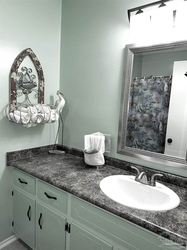 1405 College Pkwy, Gulf Breeze, FL 32563 - full bathroom with a shower with shower curtain and vanity