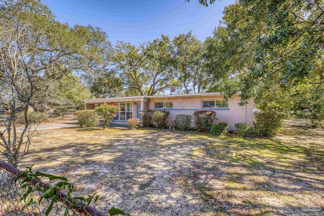 view of ranch-style home