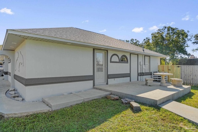 view of rear view of property