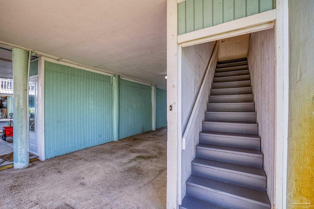 view of stairs