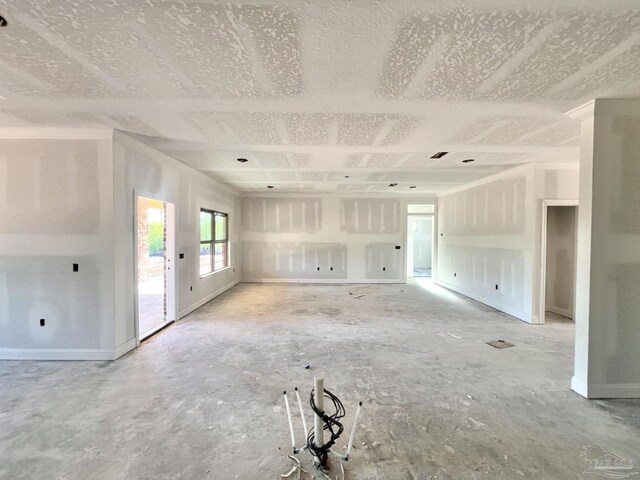 6621 Rocky Shores Rd, Milton, FL 32583 - unfurnished living room with baseboards