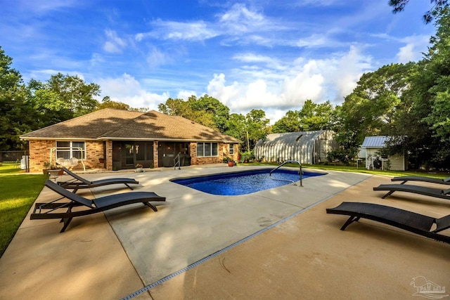 9638 Wills Ln, Lillian, AL 36549 - view of swimming pool with a patio area