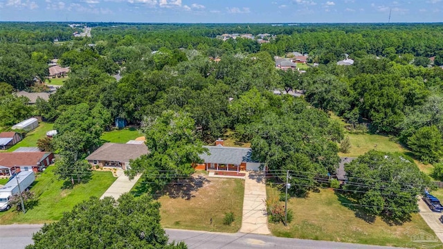 2500 Inda Ave, Pensacola, FL 32526 - birds eye view of property with a view of trees