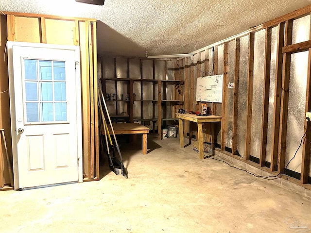 2500 Inda Ave, Pensacola, FL 32526 - basement featuring a textured ceiling