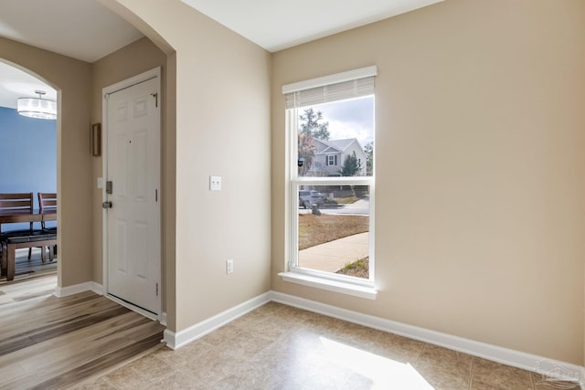 view of entrance foyer