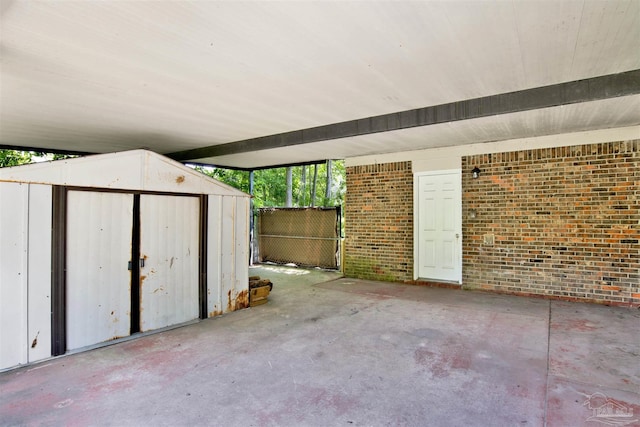 913 Bartow Ave, Pensacola, FL 32507 - garage featuring a shed