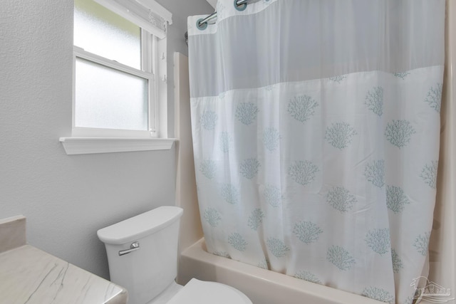 3774 Mcnemar Ct, Gulf Breeze, FL 32563 - full bath with toilet and shower / bathtub combination with curtain