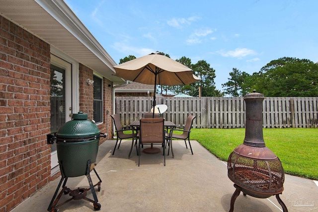 3774 Mcnemar Ct, Gulf Breeze, FL 32563 - view of patio / terrace featuring outdoor dining space