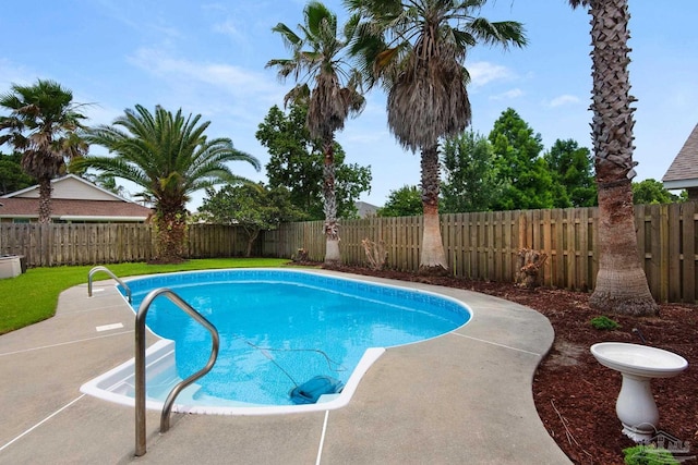 3774 Mcnemar Ct, Gulf Breeze, FL 32563 - view of swimming pool with a fenced backyard and a patio area