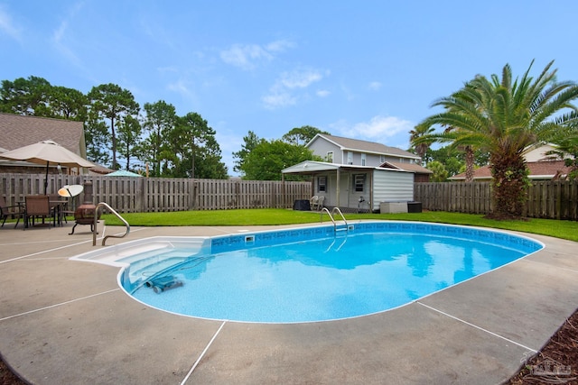 3774 Mcnemar Ct, Gulf Breeze, FL 32563 - view of swimming pool featuring a patio