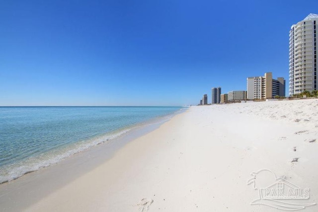 water view featuring a view of the beach