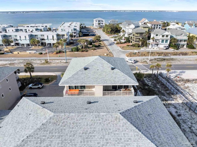 1111 Ft Pickens Rd Unit 111, Pensacola Beach, FL 32561 - aerial view of property and surrounding area featuring a large body of water