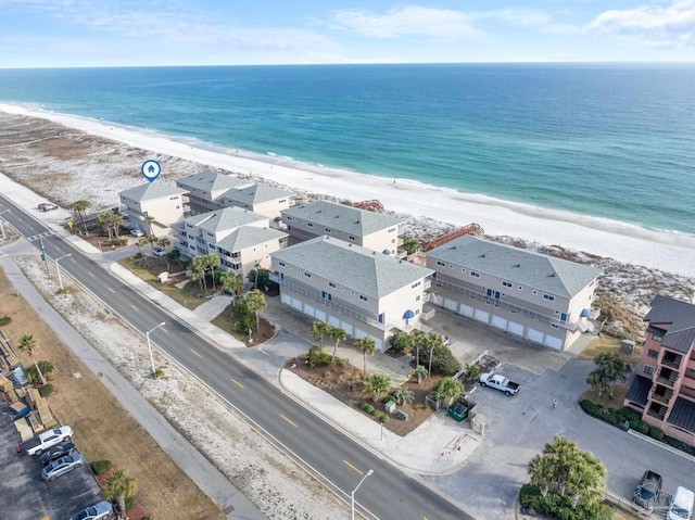 1111 Ft Pickens Rd Unit 111, Pensacola Beach, FL 32561 - bird's eye view of waterfront with a beach