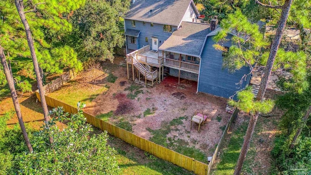 drone / aerial view