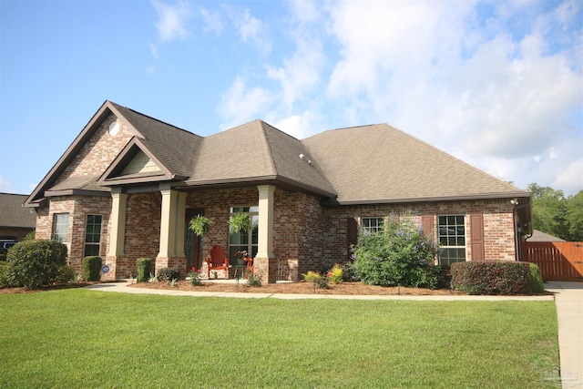 4135 Dundee Crossing Dr, Pace, FL 32571 - craftsman house with a shingled roof and brick siding