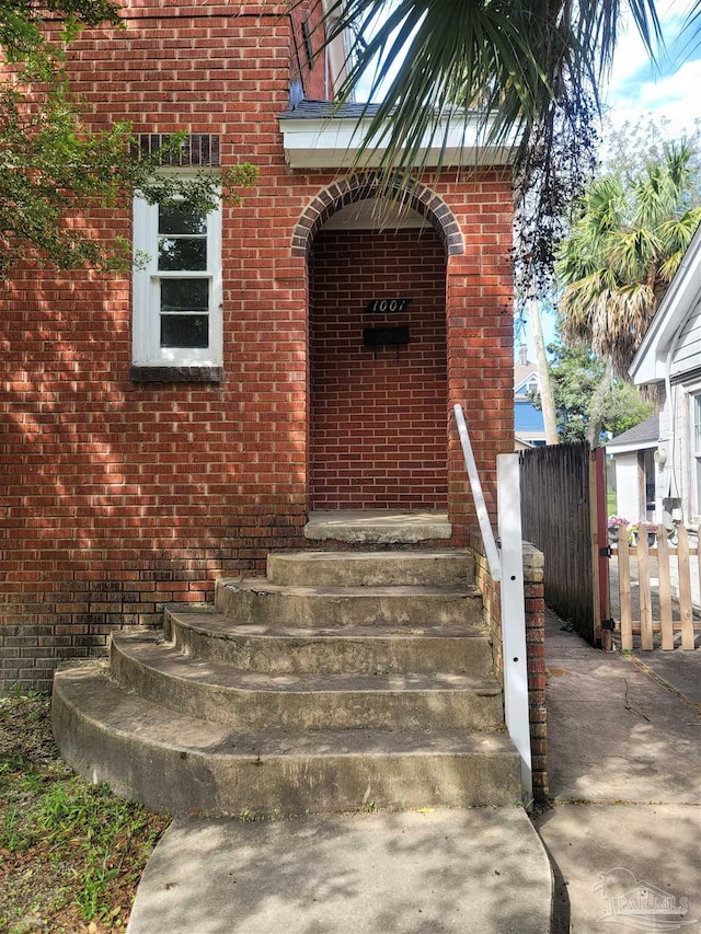 view of entrance to property