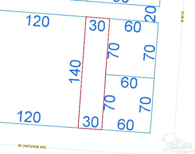 1804 W Lakeview Ave, Pensacola FL, 32501 land for sale