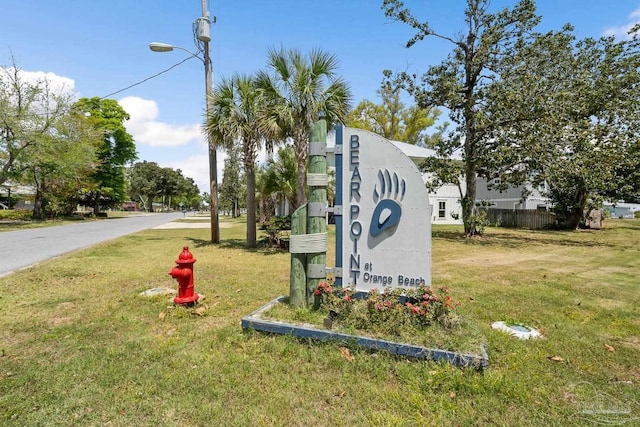 5456 Pensacola Ave, Orange Beach, AL 36561 - community / neighborhood sign with a yard