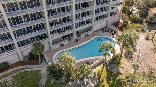 view of community pool