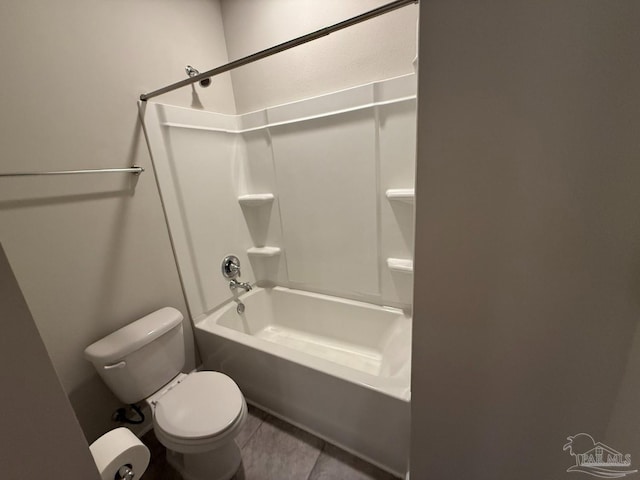 7912 Stream Ridge Rd, Pensacola, FL 32526 - full bathroom with toilet, shower / bath combination, and tile patterned flooring