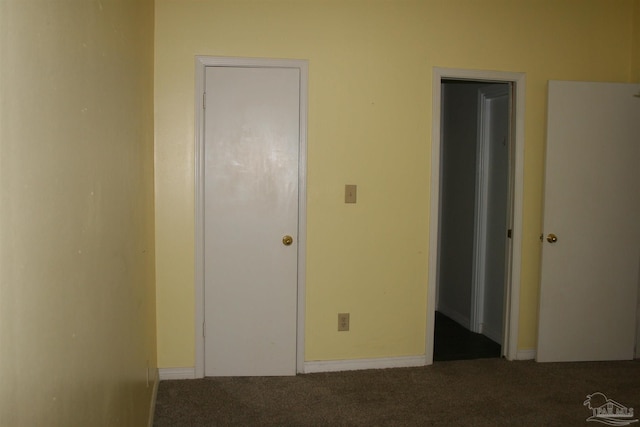 unfurnished bedroom featuring carpet floors