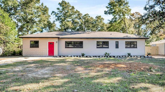 view of ranch-style home