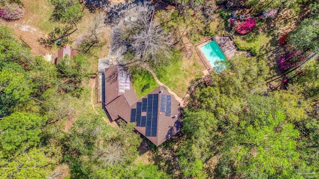 1221 Tecumseh Pl, Pensacola, FL 32514 - aerial view of property and surrounding area with a pool area