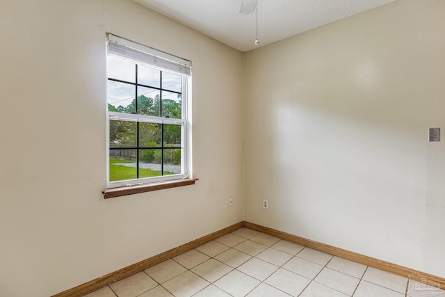 view of tiled empty room