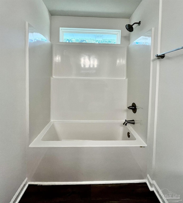 full bathroom with shower / bath combination