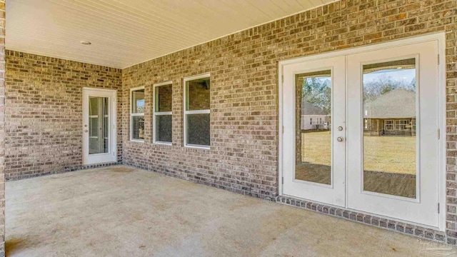 8616 Bluebell St, Milton, FL 32583 - view of patio / terrace featuring french doors