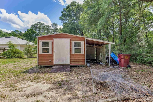 6845 Trail Ride S, Milton, FL 32570 - view of outbuilding with an outdoor structure