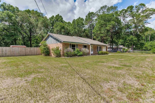 6845 Trail Ride S, Milton, FL 32570 - view of front of property with brick siding
