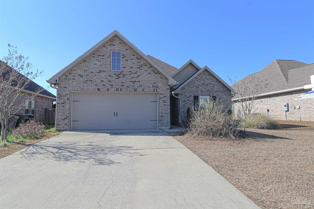 front facade featuring a garage