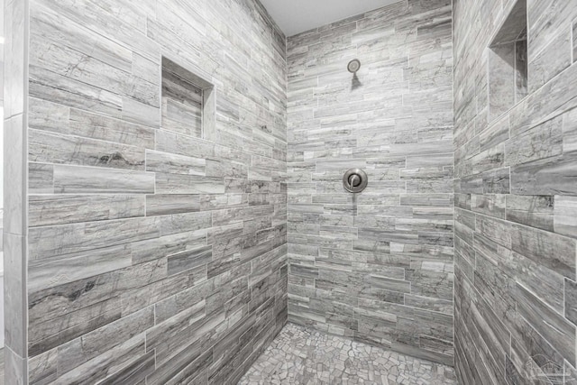 9074 Byrom Campbell Rd, Pace, FL 32571 - bathroom featuring tiled shower