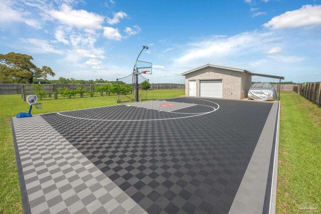 9074 Byrom Campbell Rd, Pace, FL 32571 - view of basketball court featuring basketball court