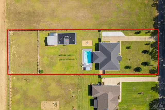 9074 Byrom Campbell Rd, Pace, FL 32571 - aerial overview of property's location featuring property parcel outlined