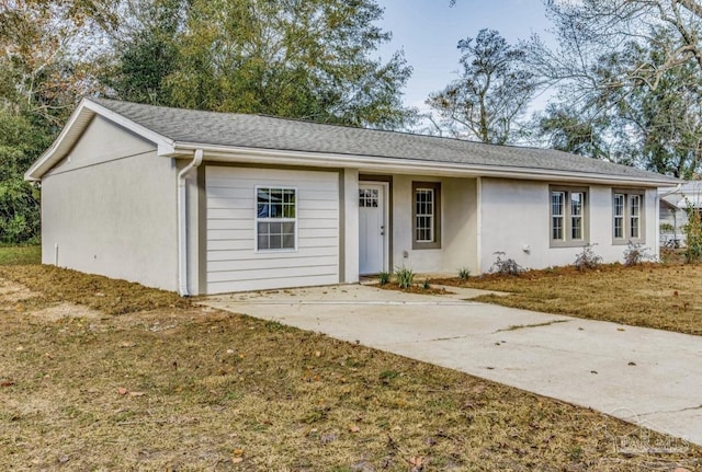 view of ranch-style home