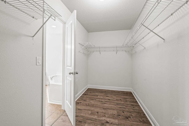 5649 Cane Syrup Cir, Pace, FL 32571 - walk in closet featuring light wood-style flooring