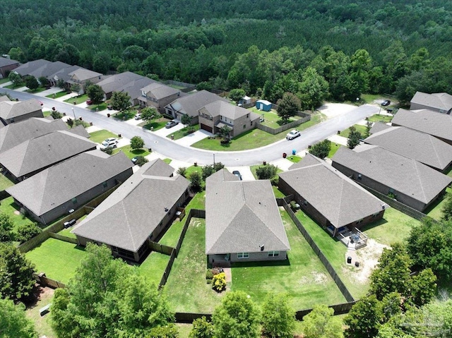 6372 Ladera Trl, Pace, FL 32571 - aerial perspective of suburban area with a forest