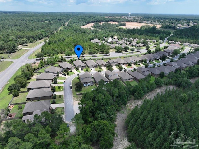 6372 Ladera Trl, Pace, FL 32571 - aerial view of property's location with a forest and nearby suburban area