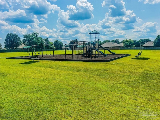 6372 Ladera Trl, Pace, FL 32571 - community jungle gym with a yard
