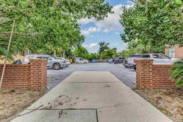 view of road featuring driveway