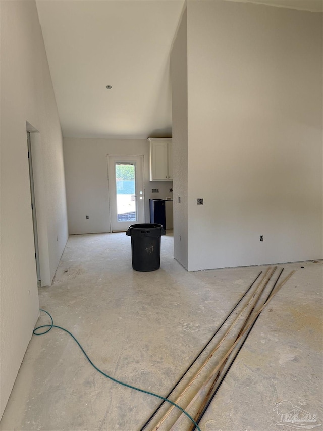 view of unfurnished living room