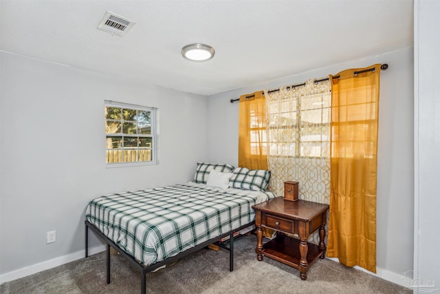 bedroom featuring carpet flooring