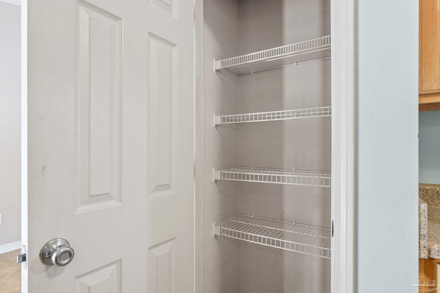 view of closet